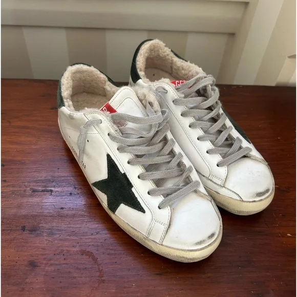 Golden Goose Super Star Shearling Shoes